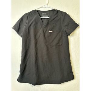 Preloved FIGS Technical Collection Shirt – Black – Size XS